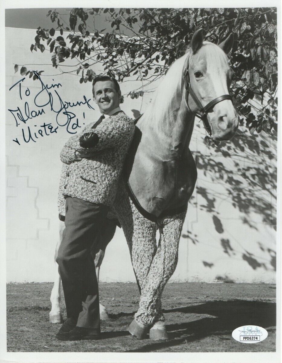 Alan Young Autographed 8X10 Vintage Photo Poster painting Mister Ed