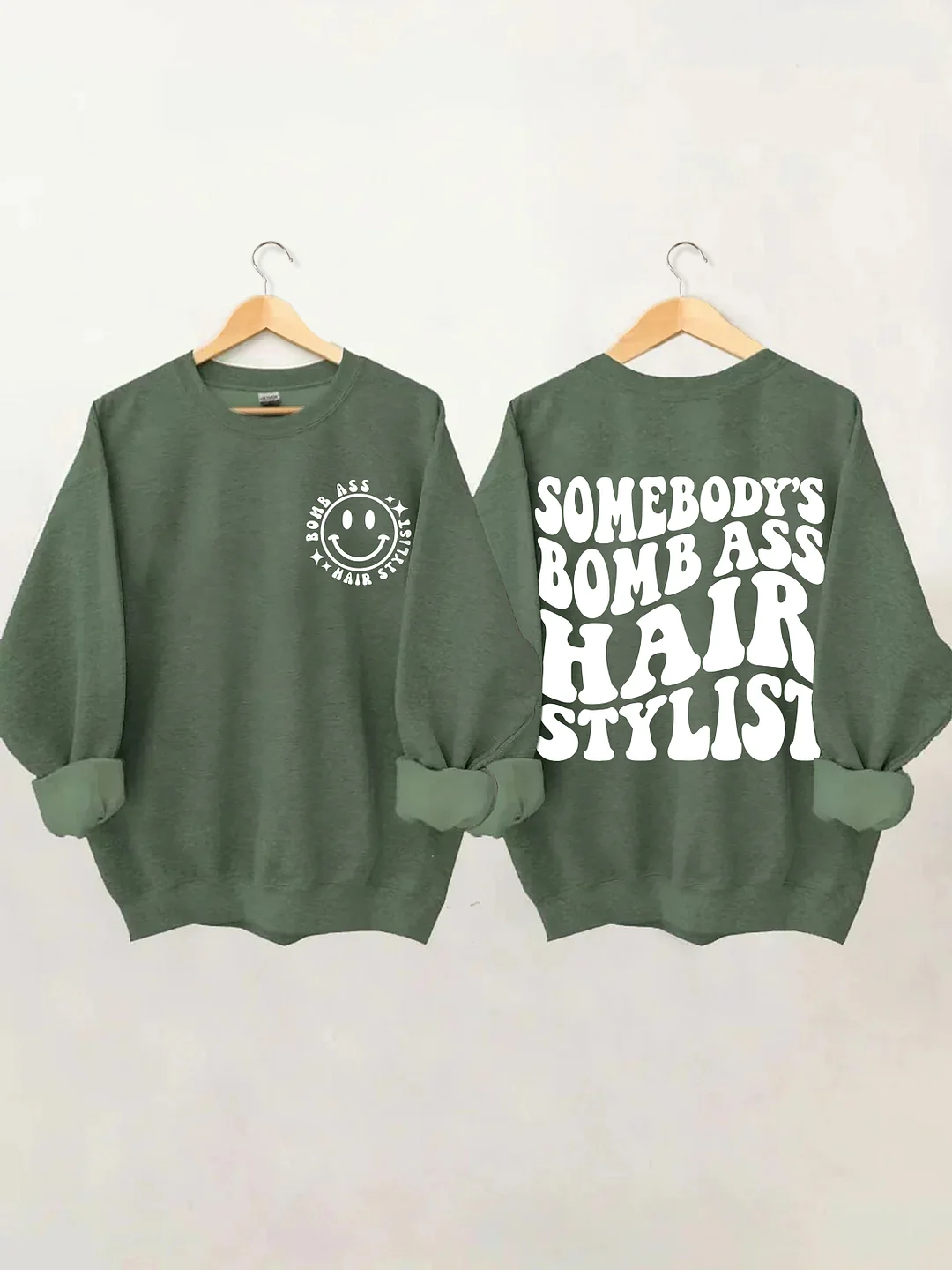Somebody's Bomb Ass Hair Stylist Sweatshirt