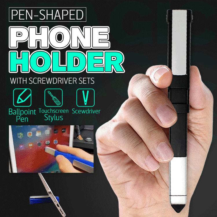 🔥Hot Sale🔥Pen-shaped Phone Holder with Screwdriver Sets（50%OFF）