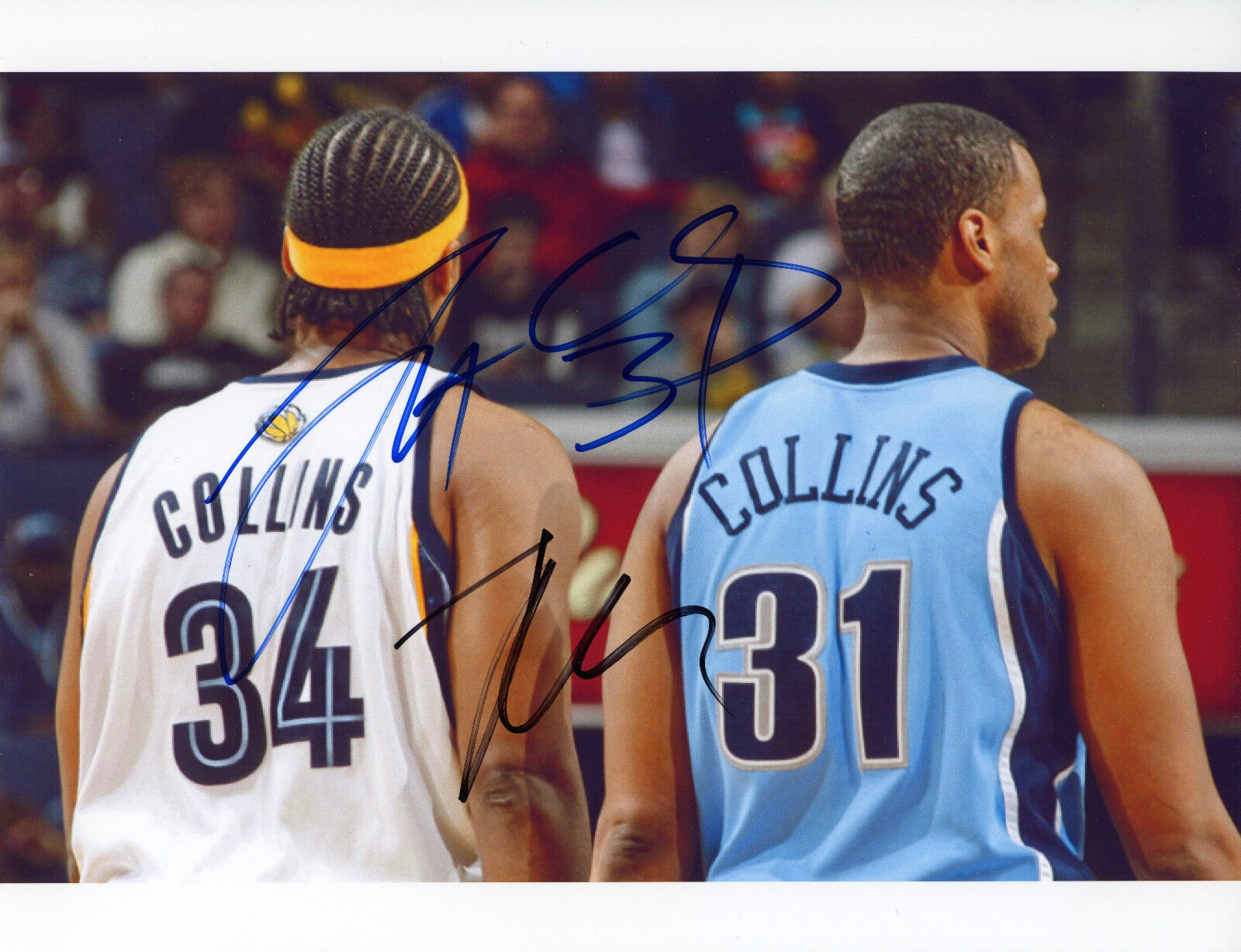 JARED & JASON COLLINS Authentic Hand-Signed Gay Int.