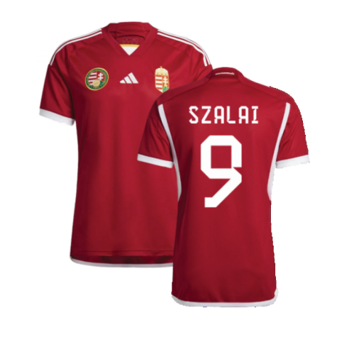 Hungary Ádám Szalai 9 Home Shirt Kit 2023-2024