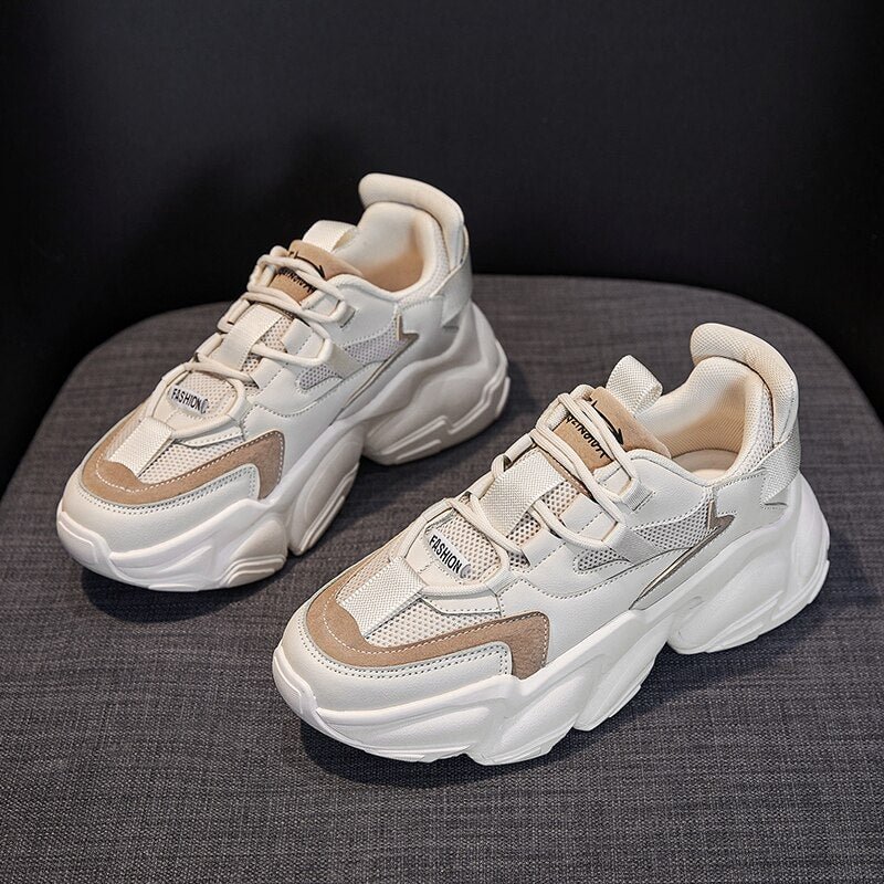 Women's Platform Sneakers Women Shoes 2021 Korean Designer Casual Chunky Sport Shoes Vulcanized Tennis Basket Femme zapatillas