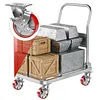 [US Local Warehouse] 5 Inch Caster Wheels Total Capacity 4000 Lbs Heavy Duty Casters with Brake Plate Casters for Trolleys Transport Materials Toolboxes