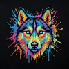 (Multi-Style)Colorful Neon Animals Collection-14CT Stamped/Counted Cross Stitch 30*30cm