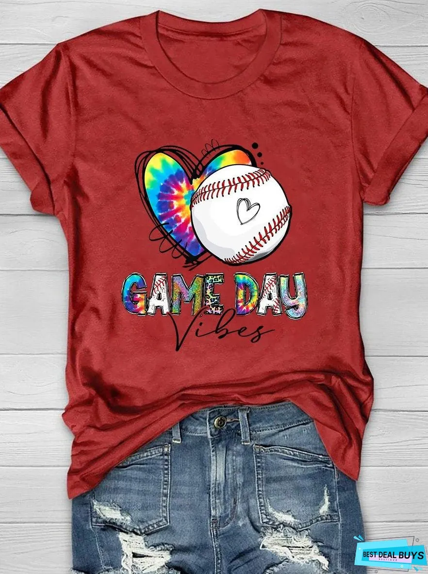 Baseball Game Day Vibes T-Shirt
