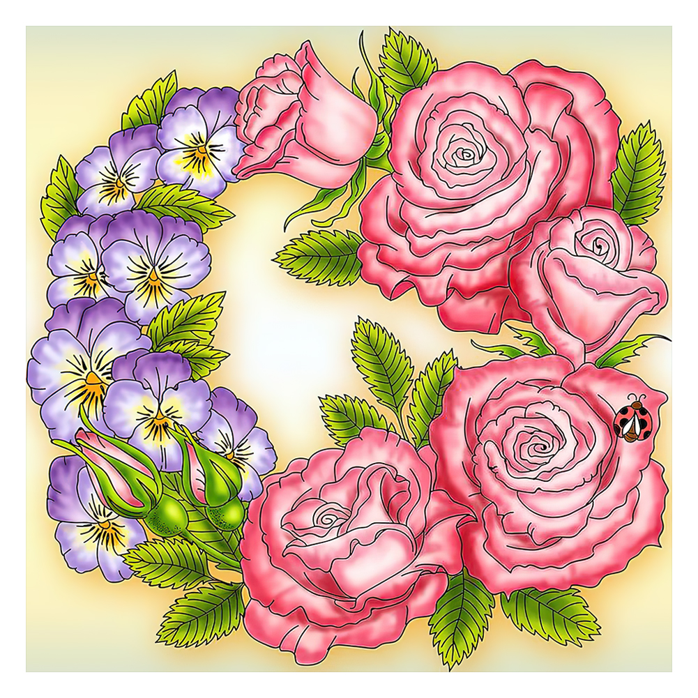 

Wreath - Special Shaped Diamond Painting - 30*30CM, 501 Original