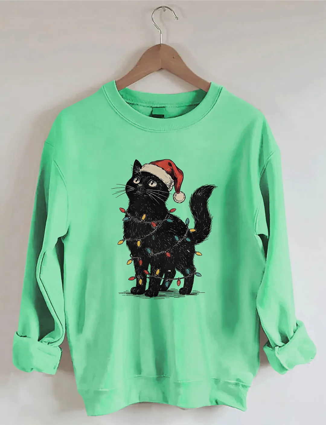 Cute Cat Christmas Sweatshirt