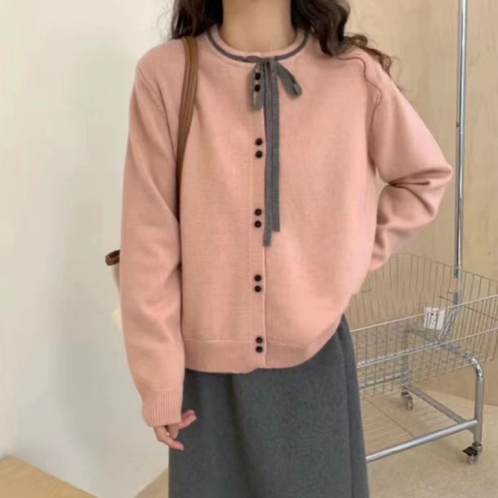 Chicfifth Sweater Women Winter Long Sleeve High Quality Autumn Vintage Top Knitted Cardigan