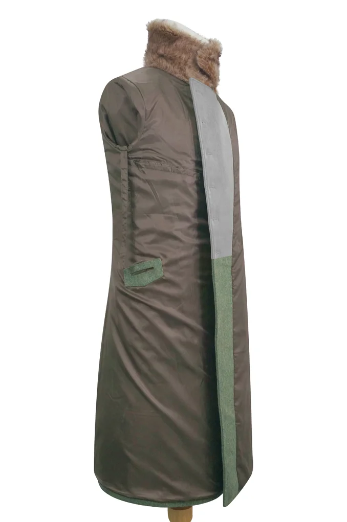   Elite German M1937 Allgemeine Elite General Fur Collar Wool Greatcoat German-Uniform