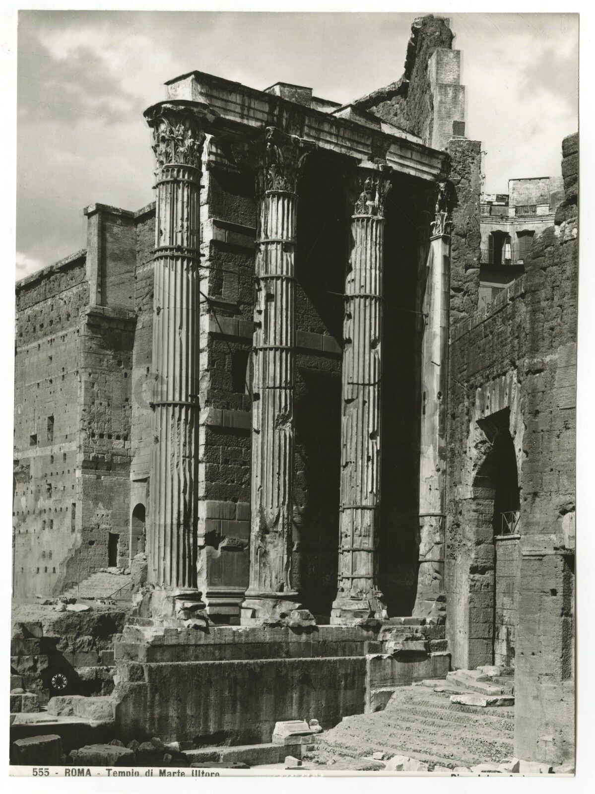 Italian Architecture, The Forum of Augustus - Vintage 8x10 Photo Poster paintinggraph