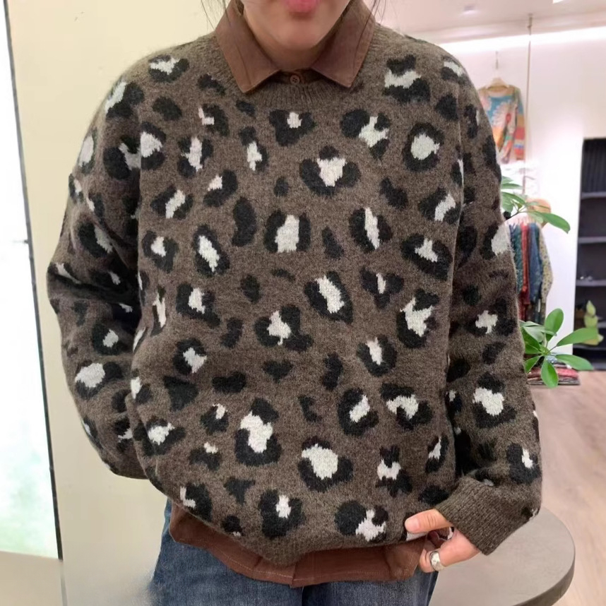 Chicfifth Sweater Women Winter Long Sleeve High Quality Autumn Vintage Top Knitted Cardigan