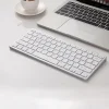 Wireless Bluetooth Keyboard and Mouse Set, Rechargeable, Mini Portable, Silent, Suitable for Apple iPads and Tablets