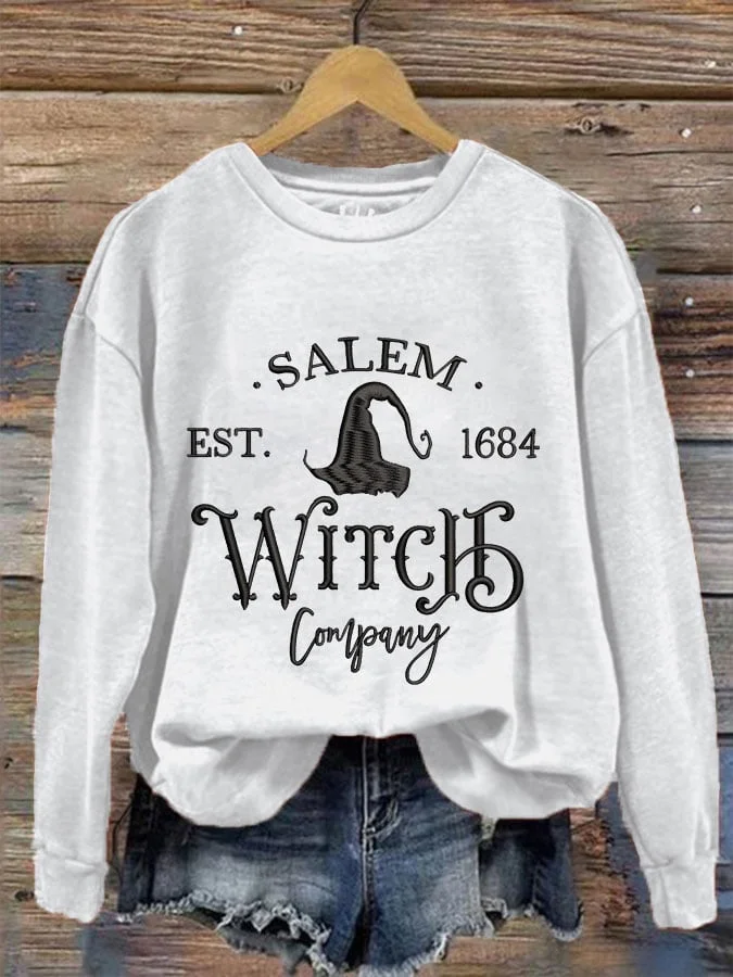 Women's Halloween Witch Sweatshirt
