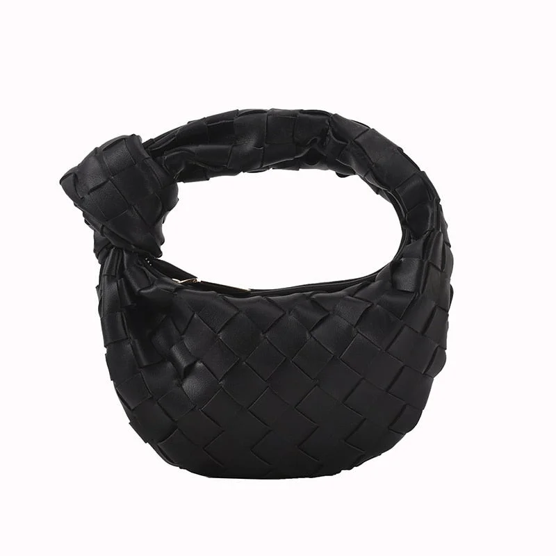 Brand Woven Handbag High Quality Leather Cloud Bag for Women Luxury Shoulder Bags Designer Clutch Purses Knitting Hand Bag Hobos