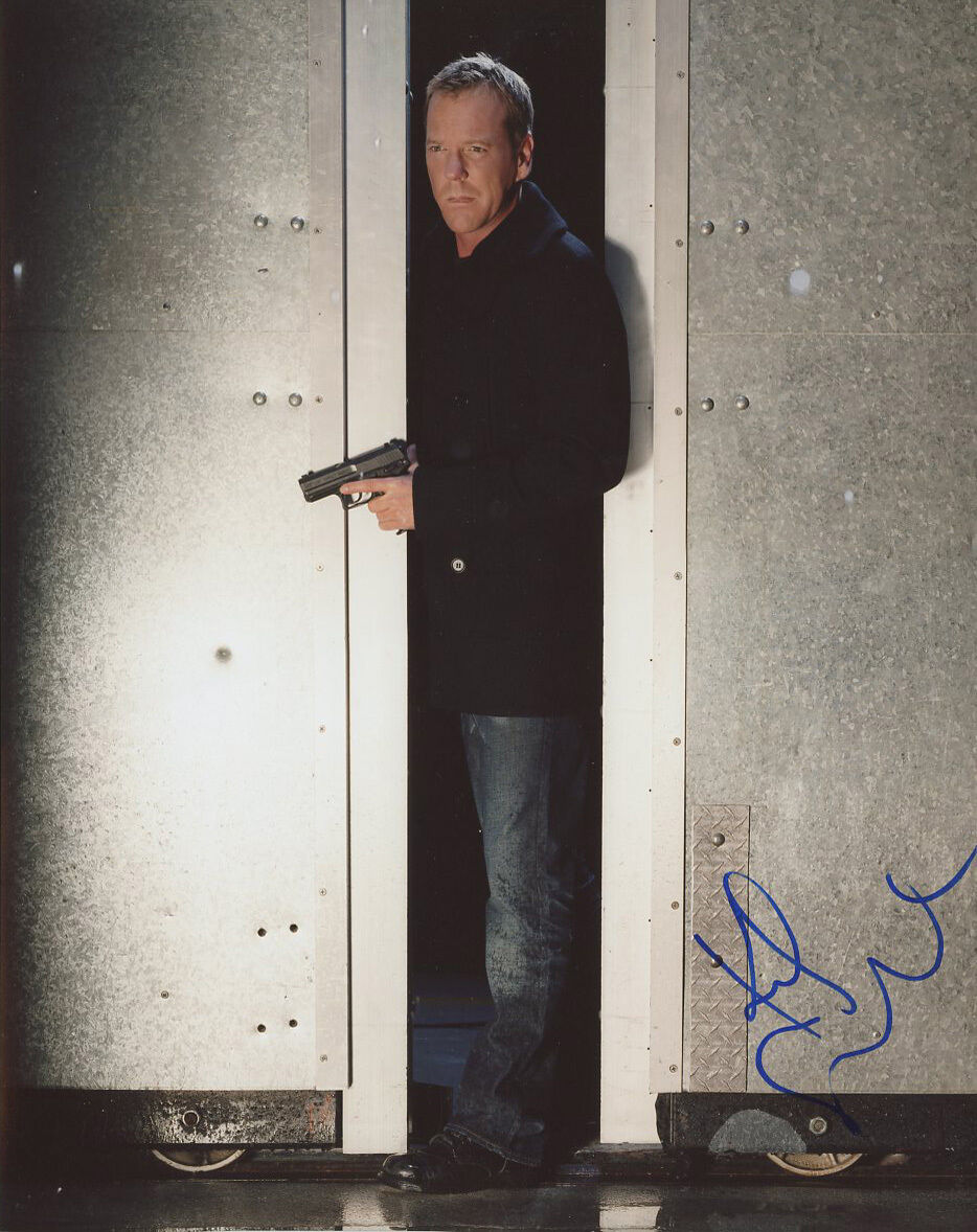 KIEFER SUTHERLAND signed autographed 24 JACK BAUER 11x14 Photo Poster painting