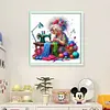 Sewing Old Lady-11CT Stamped Cross Stitch 40*40cm/15.75*15.75in tapestrymarket