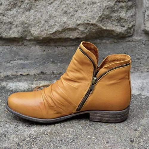 Women New Trendy Low Heel Boots -boots