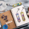 3Pcs DIY Lavender Diamond Painting Bookmarks