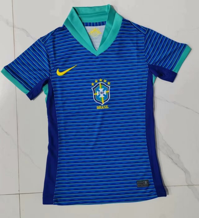 2024 Brazil Away Women Football Shirt Thai Quality