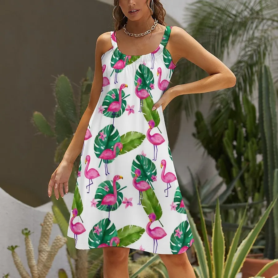 hawaiian beach dresses Aurora Orange Maxi Hawaiian Dress for Tropical Vibes