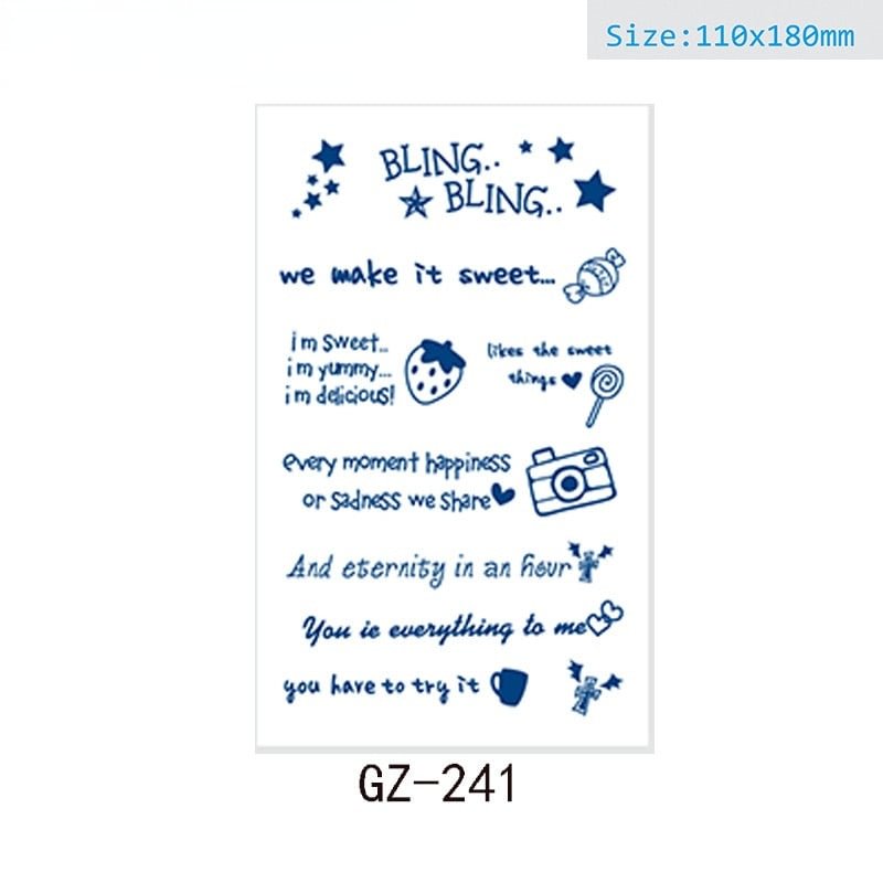 Juice tattoo stickers Net celebrity tattoo stickers lasts 15 days Herbal semi-permanent tattoo stickers