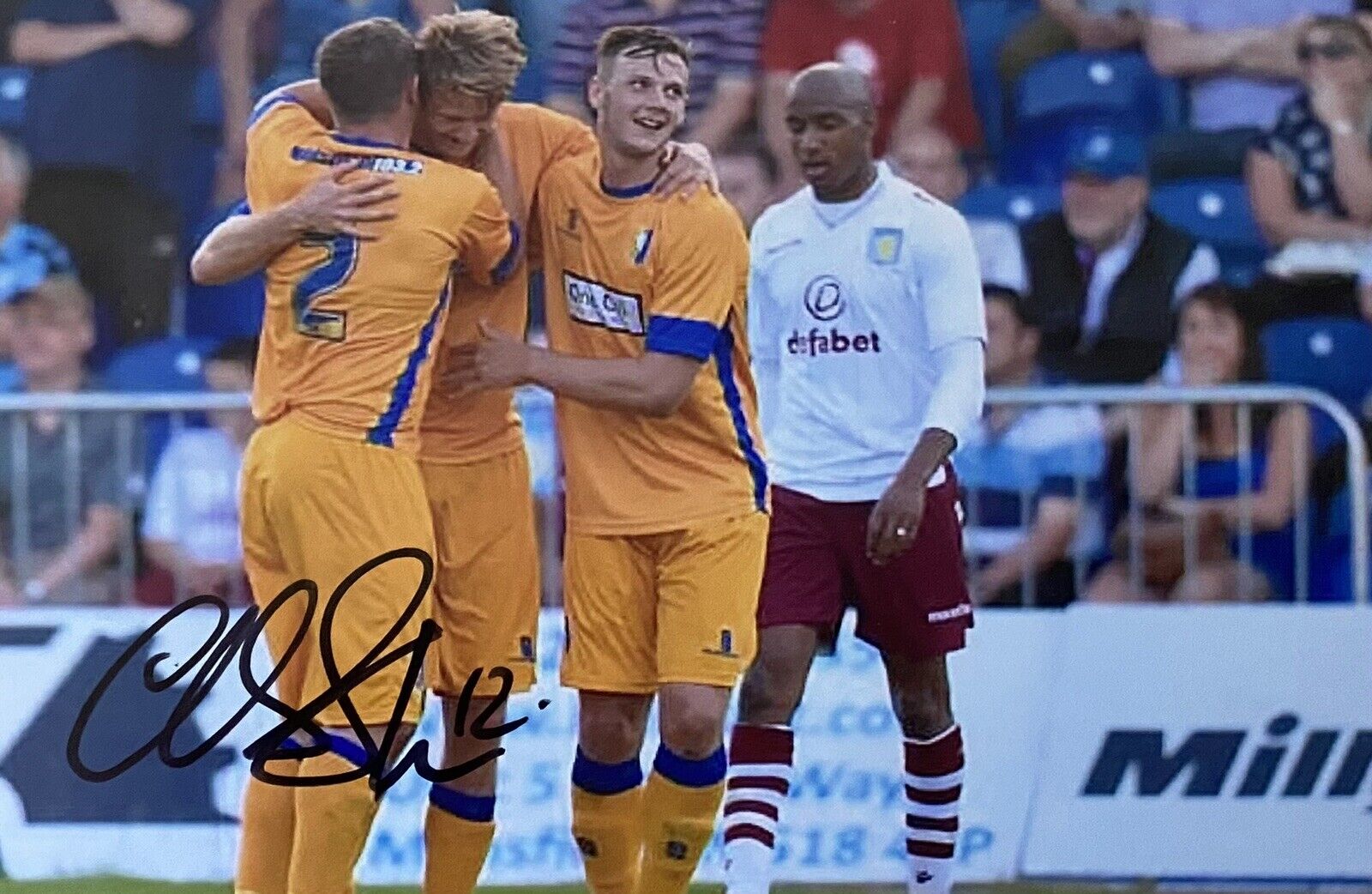 Alex Fisher Genuine Hand Signed Mansfield Town 6X4 Photo Poster painting