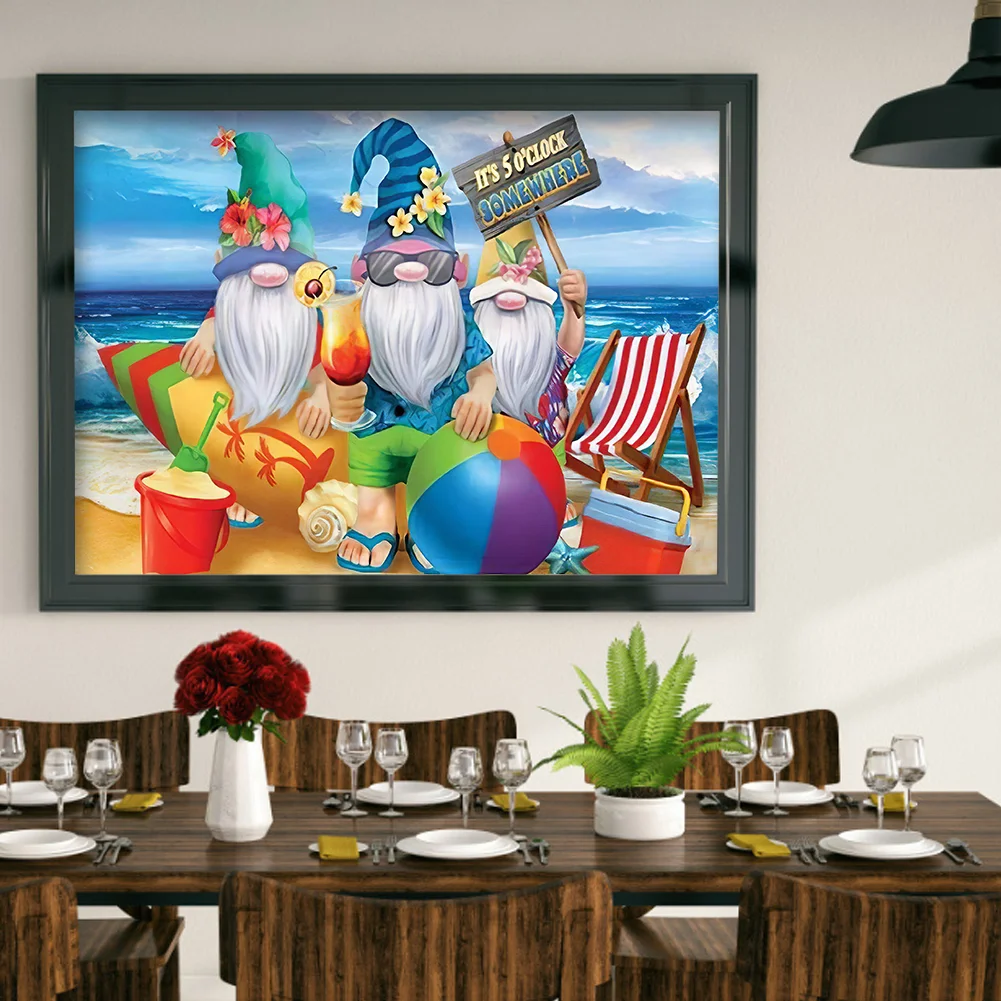 Diamond Painting - Full Round Drill - Beach Goblin(45*30cm)