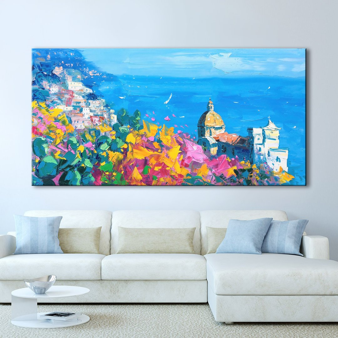 Positano Amalfi Coast Canvas Wall Art