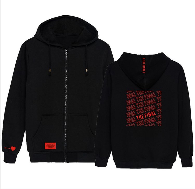 BTS Love Yourself Concert The Final Zip Hoodie