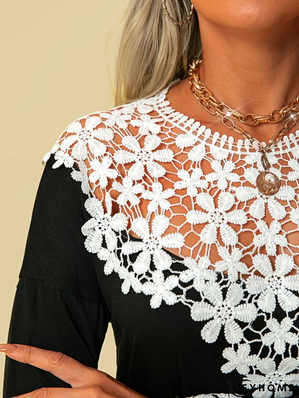 Long Sleeve Crew Neck Top | IFYHOME