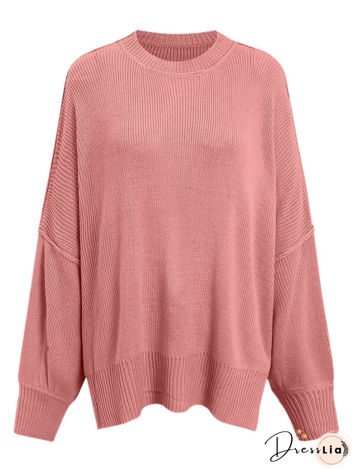 Round Neck Long Sleeve Sweater