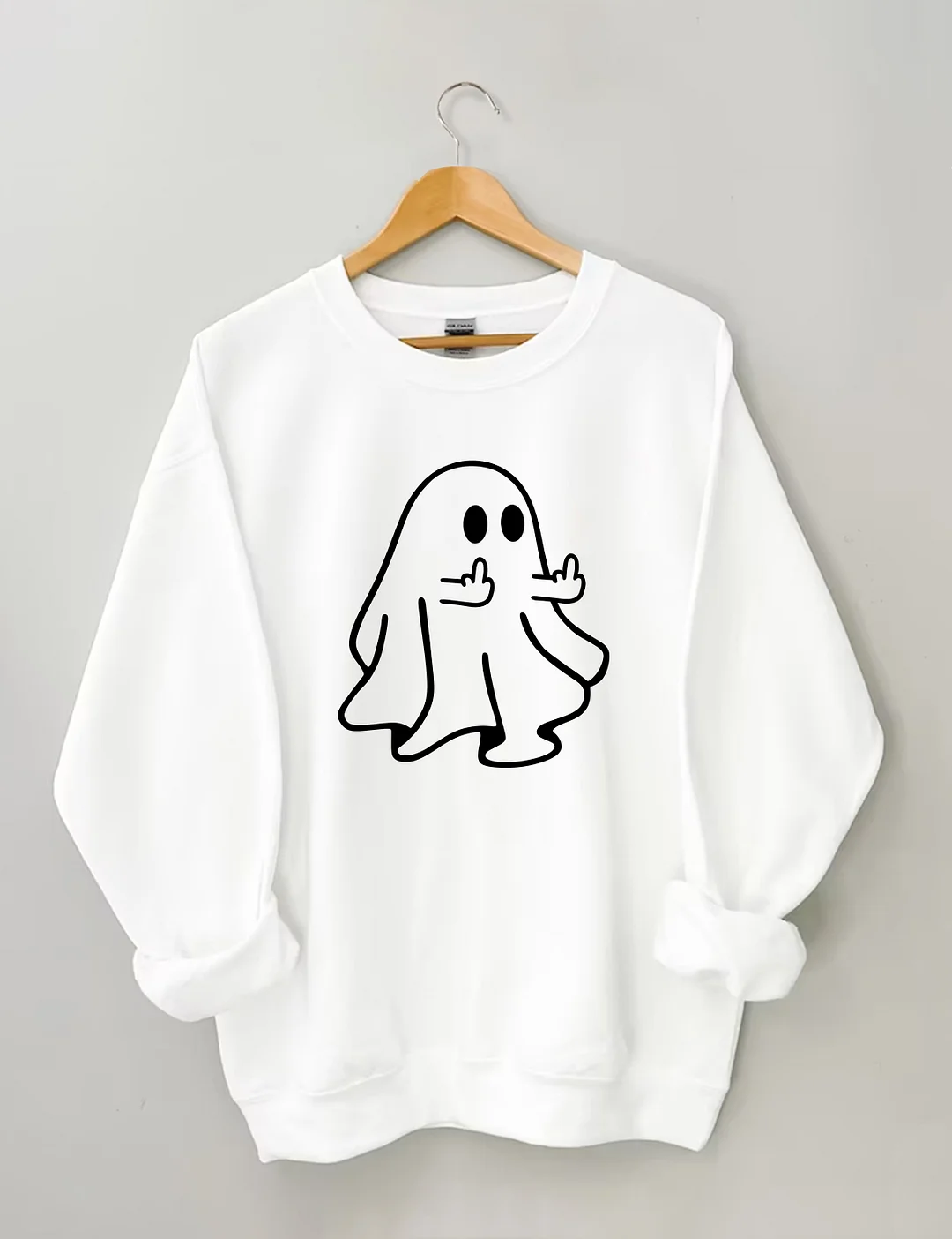 Ghost Middle Finger Sweatshirt