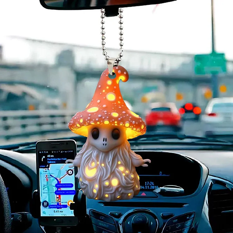 Halloween Mushroom Elf Creative Car Pendant