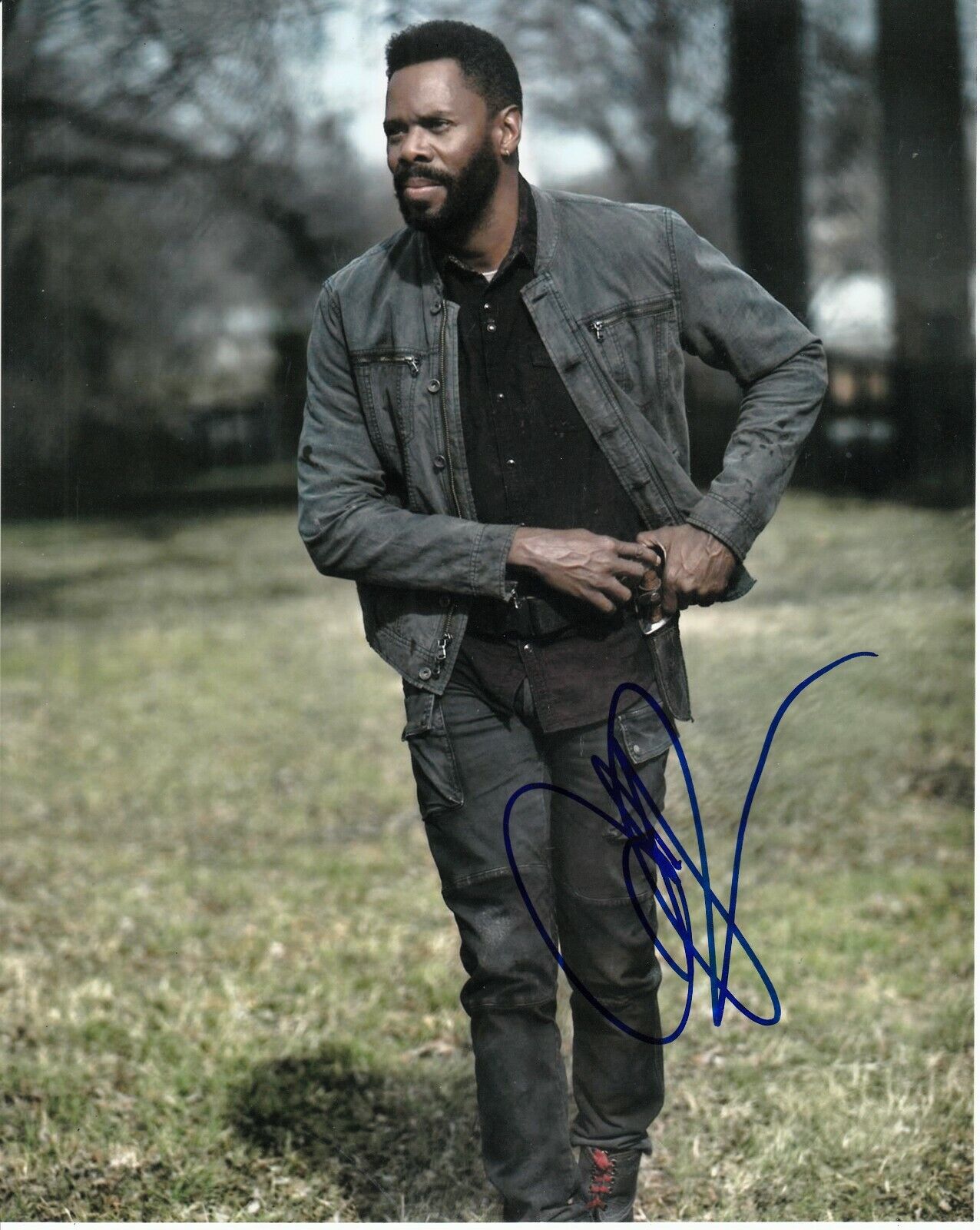 COLMAN DOMINGO SIGNED FEAR THE WALKING DEAD Photo Poster painting UACC REG 242 (2)