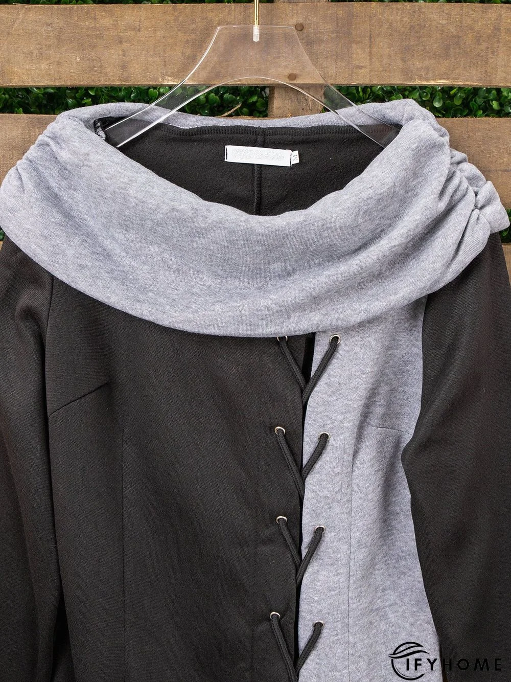 Solid Slit Long Sleeve Casual Weaving Dress | IFYHOME