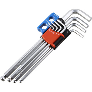 9 PIECE HEX EXTRA LONG KEY SET