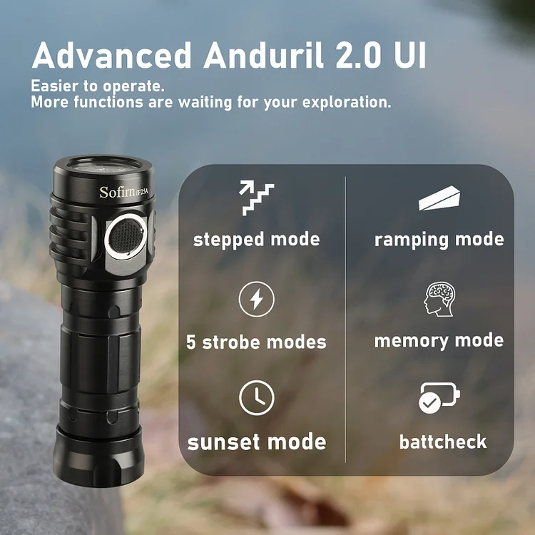 Sofirn IF25A Anduril 2.0 Rechargeable Flashlight