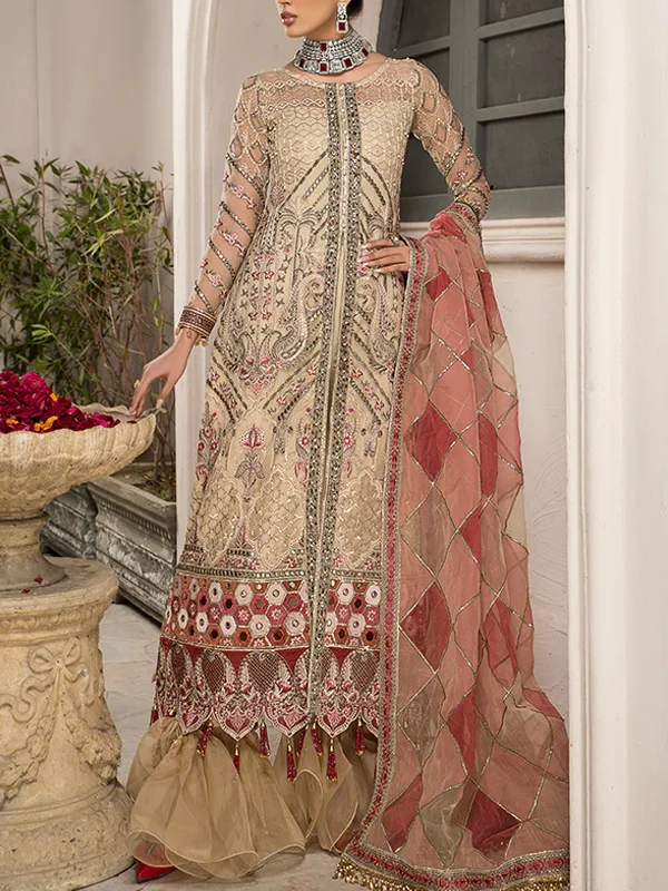 Luxurious and Elegant Lace Ladies Suit