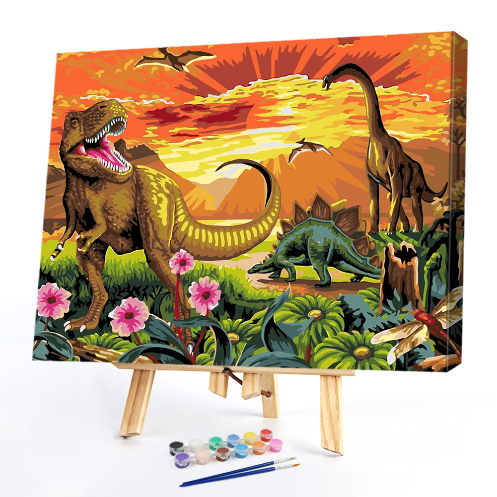 

40*50CM Paint By Numbers-Dinosaur, 501 Original