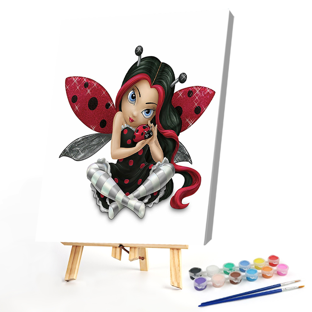 

40*50CM - Paint By Numbers - Ladybug Doll, 501 Original