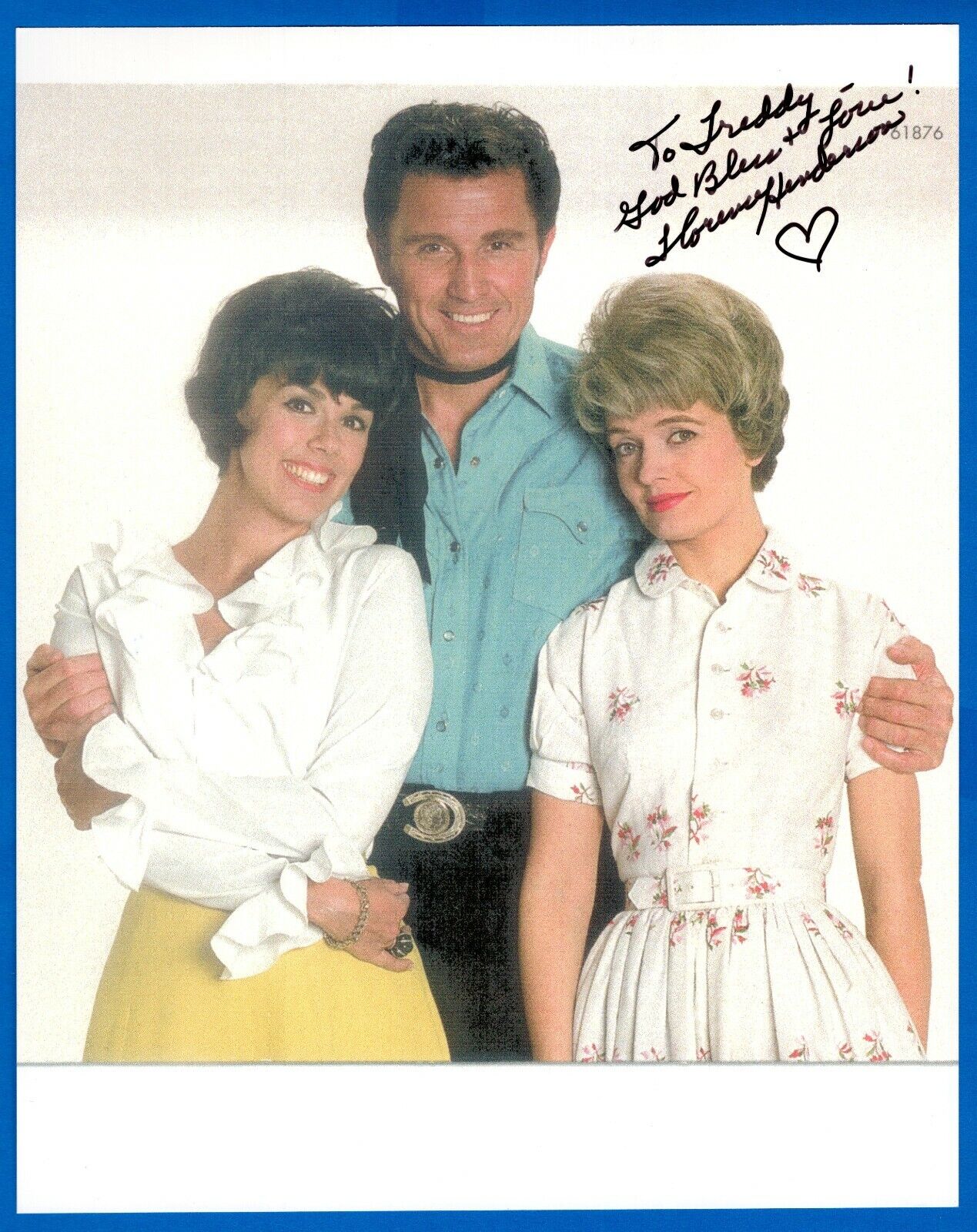 Florence Henderson Actress Hand Signed Autograph 8x10 Photo Poster painting w/ Todd Mueller COA