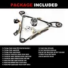 Engine Timing Chain Kit Water Pump 3.5L Fit for 350Z 03-06, Maxima 02-03, Murano 03-07, Altima 02-04, for FX35 M35 G35 I35 2002-2008 VQ35DE Replacement Part Sets w/Tensioner, Cam Sprockets