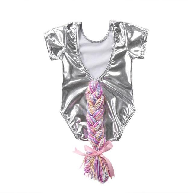 Baby Girls Romper Horsetail Jumpsuit Costume Clothes