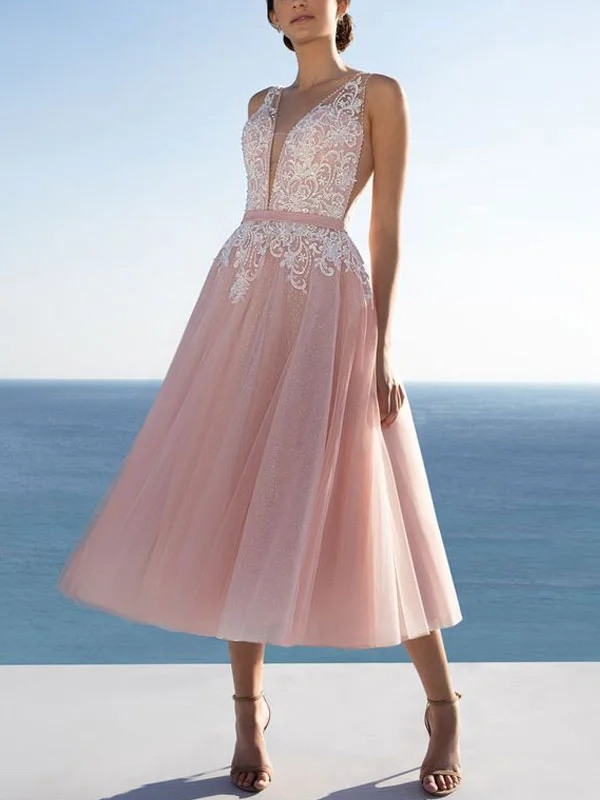 embroidered mesh puffy wedding ladies dress