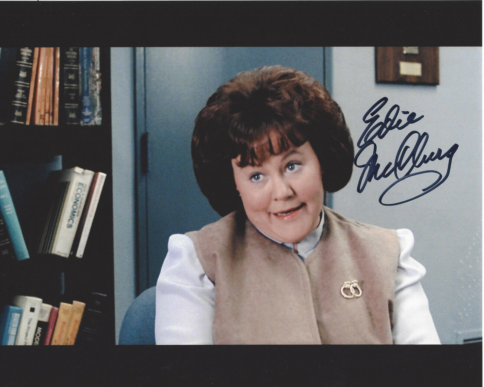 EDIE MCCLURG SIGNED AUTHENTIC 'FERRIS BUELLERS DAY OFF' 8X10 Photo Poster painting B COA ACTRESS