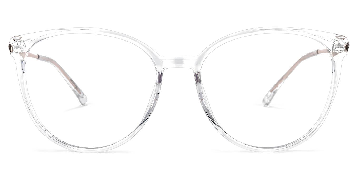 Omar WeiÃŸ Kristall Cateye Brille WeiÃŸ