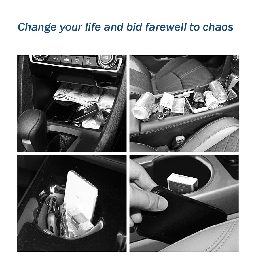 Super Fast Charging Car Charger Car Seat Seam Multifunctional Storage Box