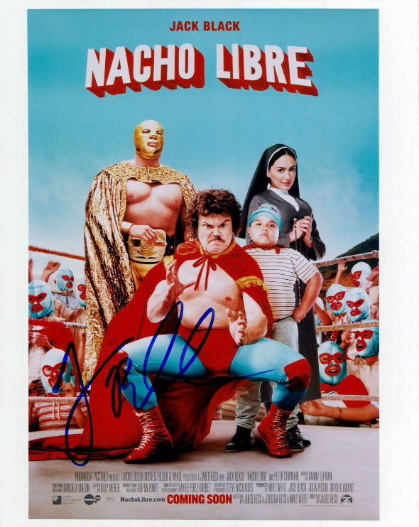 Jack Black (Nacho Libre) signed 8x10 Photo Poster painting In-person