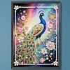 Diamond Painting-DIY Special Shaped Drill Pearl Painting Peacock(30x40cm)