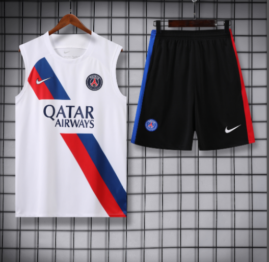 23/24 PSG Paris Saint Germain Vest Training Kit Football Shirt Thai Quality